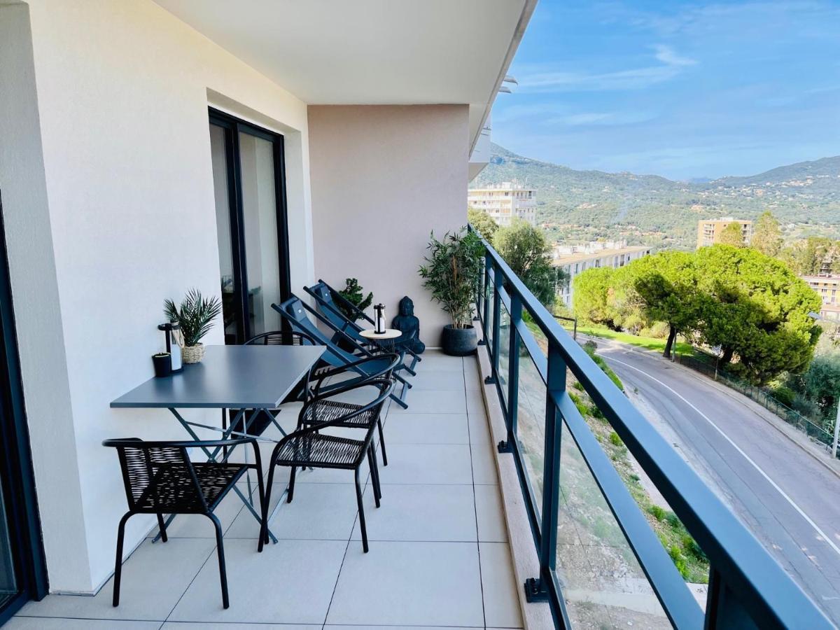 Ajaccio T2 Grand Standing Neuf Vue Mer Centre-Ville & Plages Экстерьер фото