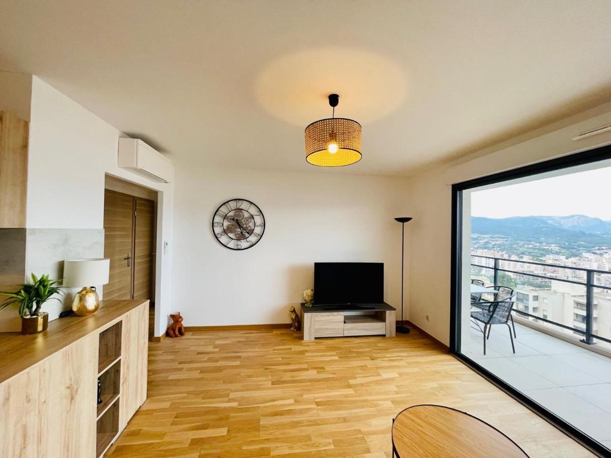 Ajaccio T2 Grand Standing Neuf Vue Mer Centre-Ville & Plages Экстерьер фото